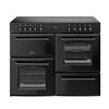 Belling RCA FARMHOUSE 110E 110cm Electric Ceramic Range Cooker - Black Thumbnail