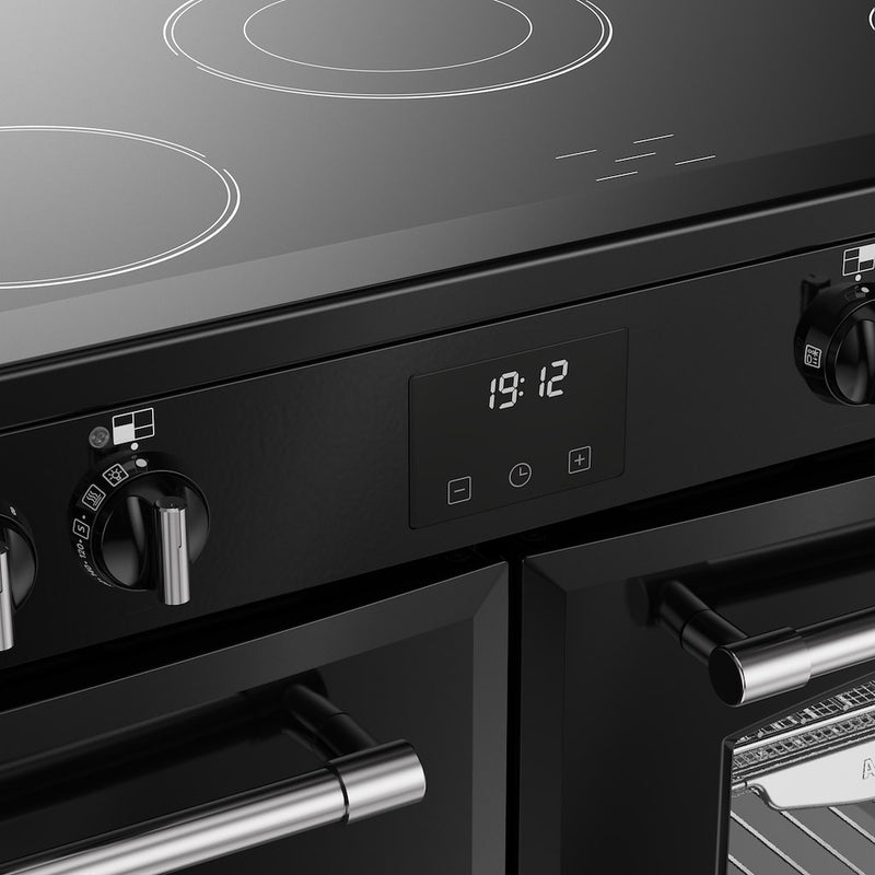 Belling RCA FARMHOUSE 110E 110cm Electric Ceramic Range Cooker - Black