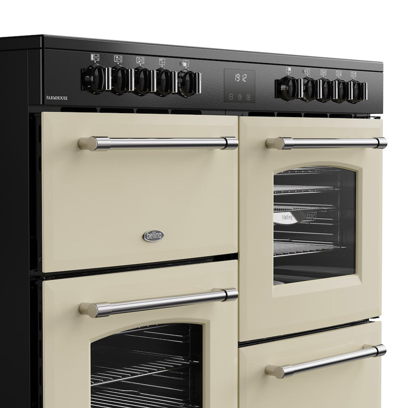 Belling RCA FARMHOUSE 110E 110cm Electric Ceramic Range Cooker - Cream