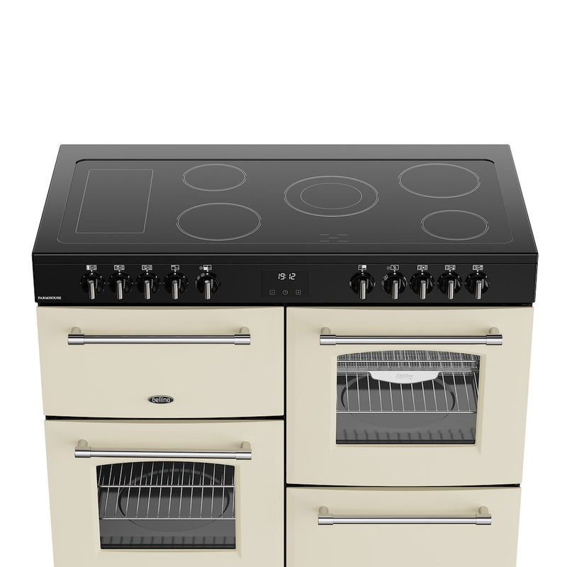 Belling RCA FARMHOUSE 110E 110cm Electric Ceramic Range Cooker - Cream