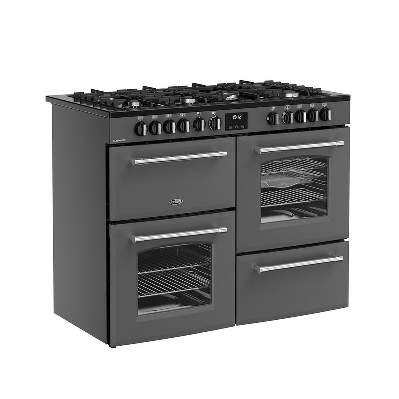 Belling RCA FARMHOUSE 110DF 110cm Dual Fuel Range Cooker - Anthracite