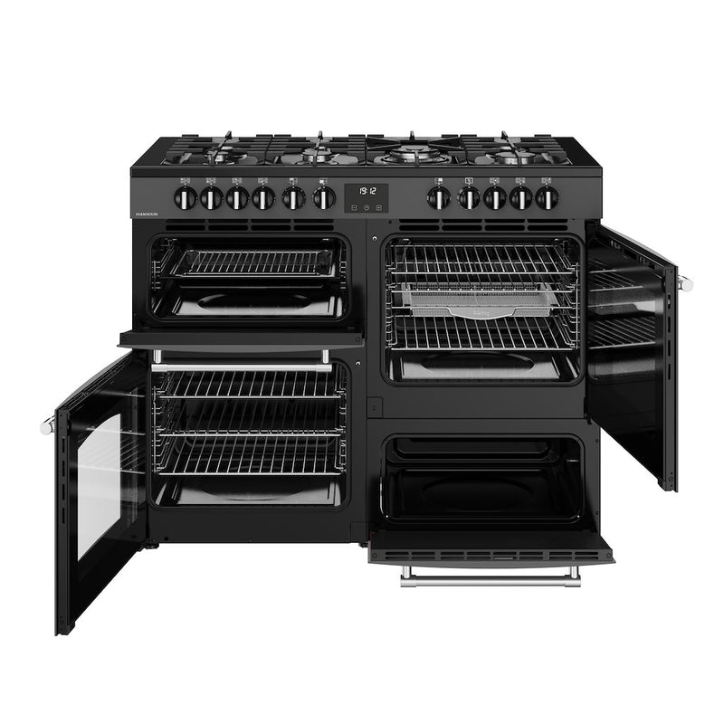 Belling RCA FARMHOUSE 110DF 110cm Dual Fuel Range Cooker - Anthracite
