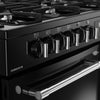 Belling RCA FARMHOUSE 110DF 110cm Dual Fuel Range Cooker - Black Thumbnail