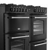 Belling RCA FARMHOUSE 110DF 110cm Dual Fuel Range Cooker - Black Thumbnail