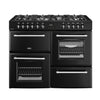 Belling RCA FARMHOUSE 110DF 110cm Dual Fuel Range Cooker - Black Thumbnail