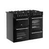 Belling RCA FARMHOUSE 110DF 110cm Dual Fuel Range Cooker - Black Thumbnail