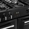 Belling RCA FARMHOUSE 110DF 110cm Dual Fuel Range Cooker - Black Thumbnail