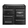 Belling RCA FARMHOUSE 110Ei 110cm Electric Induction Touch Range Cooker - Black Thumbnail