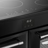 Belling RCA FARMHOUSE 110Ei 110cm Electric Induction Touch Range Cooker - Black Thumbnail