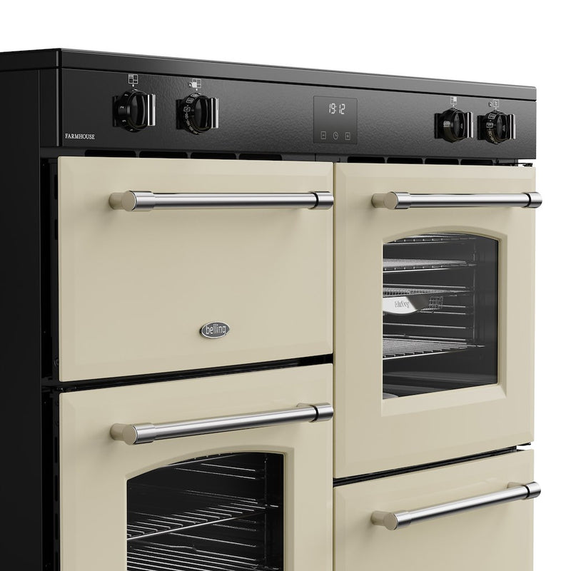 Belling RCA FARMHOUSE 110Ei 110cm Electric Induction Touch Range Cooker - Cream