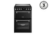 Stoves DX MRA RICH 60DF 60cm Dual Fuel Cooker - Black Thumbnail