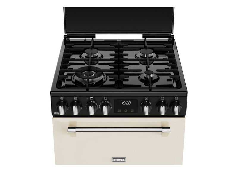 Stoves DX MRA RICH 60DF 60cm Dual Fuel Cooker - Cream