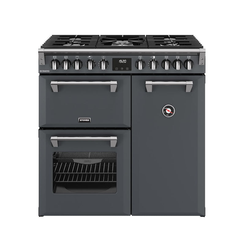 Stoves RCA RICH 90DF 90cm Richmond Dual Fuel Range Cooker - Anthracite