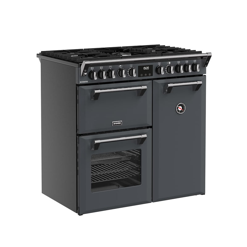 Stoves RCA RICH 90DF 90cm Richmond Dual Fuel Range Cooker - Anthracite