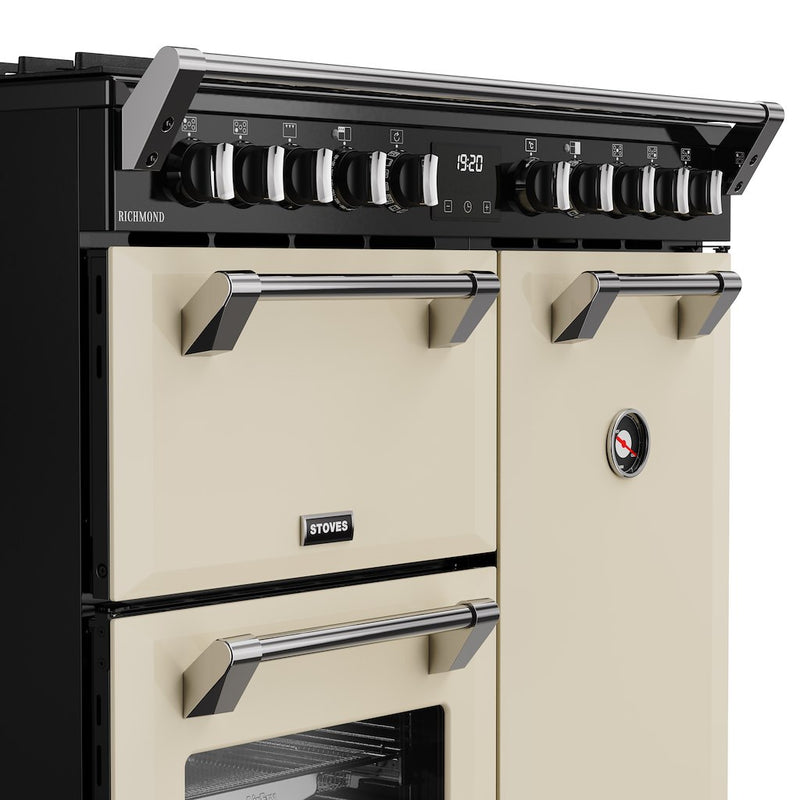 Stoves RCA RICH 90DF 90cm Richmond Dual Fuel Range Cooker - Cream
