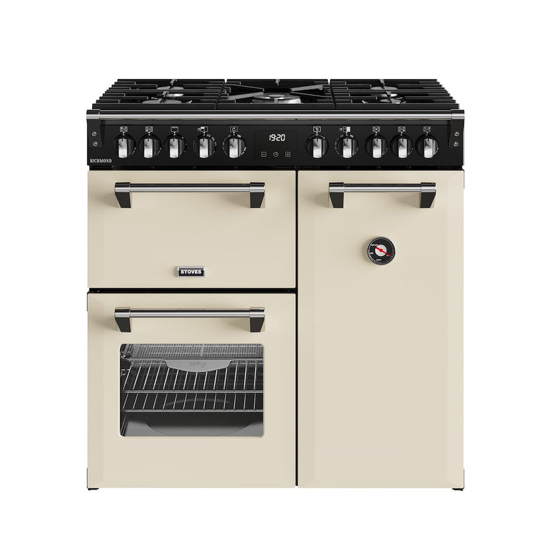 Stoves RCA RICH 90DF 90cm Richmond Dual Fuel Range Cooker - Cream