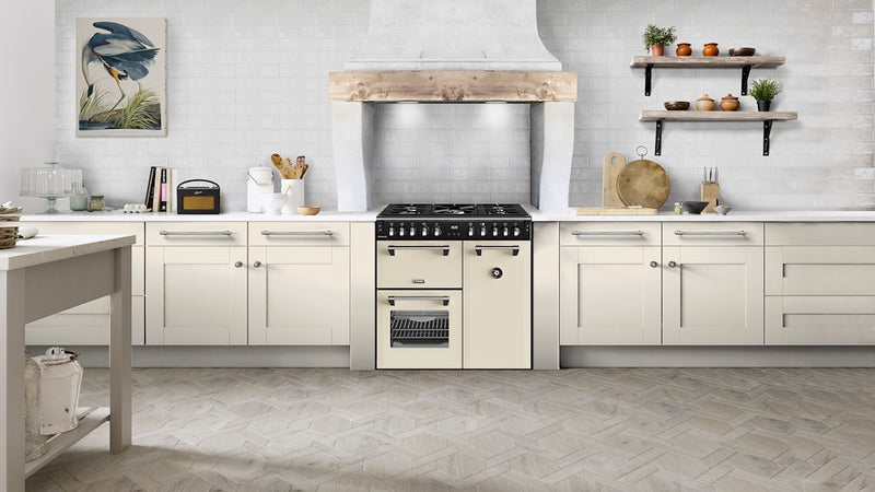 Stoves RCA RICH 90DF 90cm Richmond Dual Fuel Range Cooker - Cream