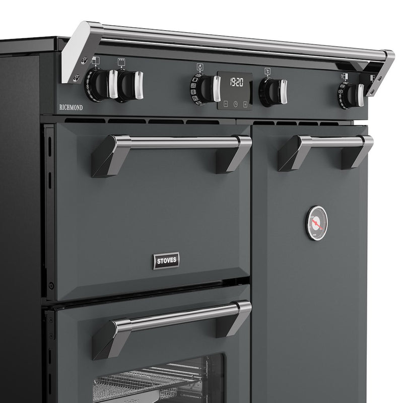 Stoves RCA RICH 90Ei TCH 90cm Richmond Electric Induction Touch Range Cooker - Anthracite