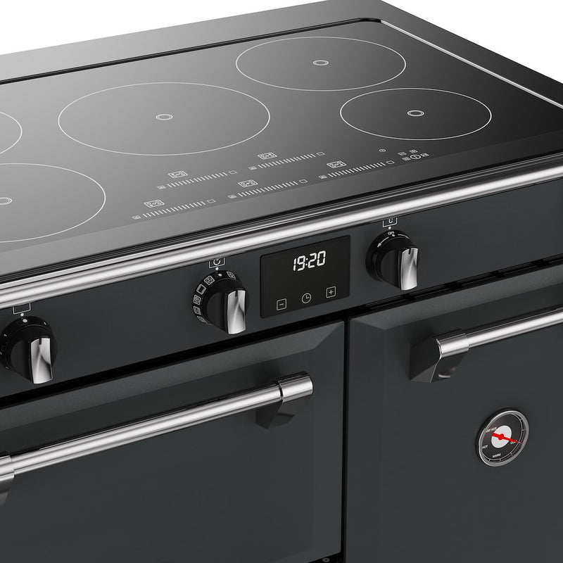 Stoves RCA RICH 90Ei TCH 90cm Richmond Electric Induction Touch Range Cooker - Anthracite