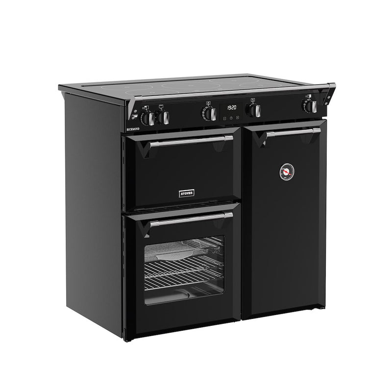 Stoves RCA RICH 90Ei TCH 90cm Richmond Electric Induction Touch Range Cooker - Black