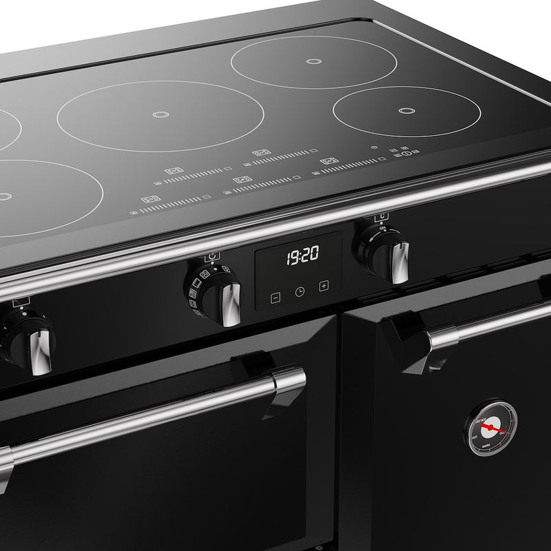 Stoves RCA RICH 90Ei TCH 90cm Richmond Electric Induction Touch Range Cooker - Black