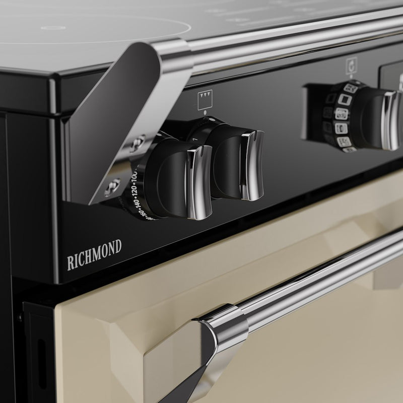 Stoves RCA RICH 90Ei TCH 90cm Richmond Electric Induction Touch Range Cooker - Cream