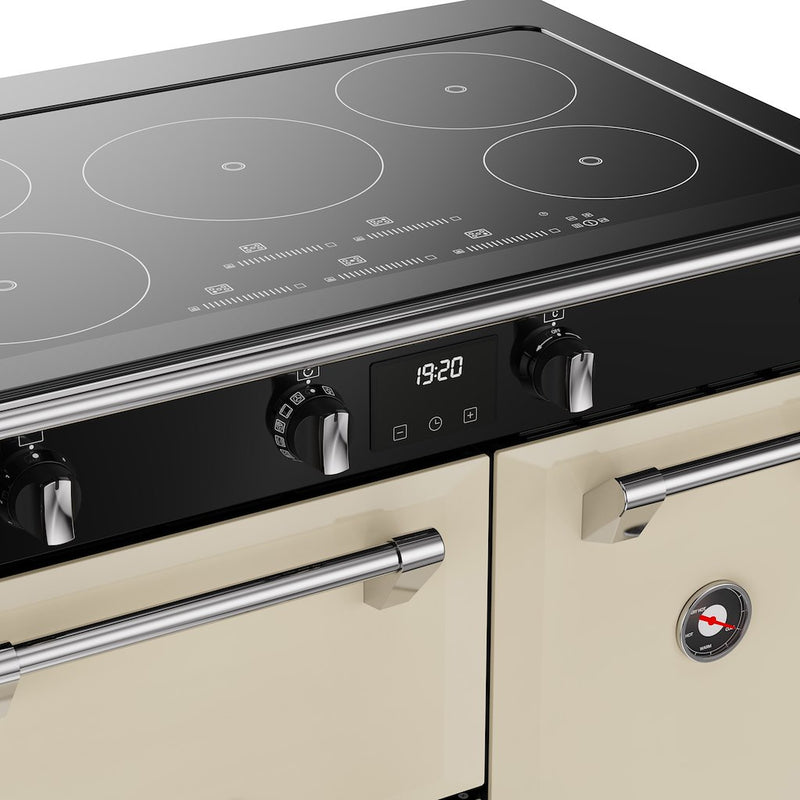 Stoves RCA RICH 90Ei TCH 90cm Richmond Electric Induction Touch Range Cooker - Cream