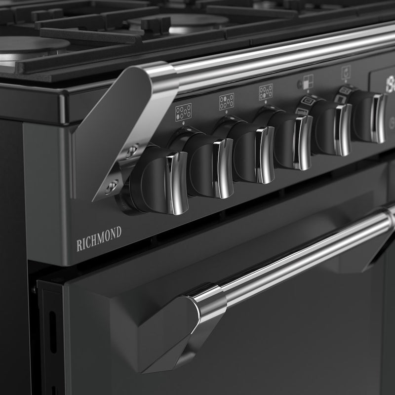 Stoves RCA RICH 100DF 100cm Richmond Dual Fuel Range Cooker - Anthracite