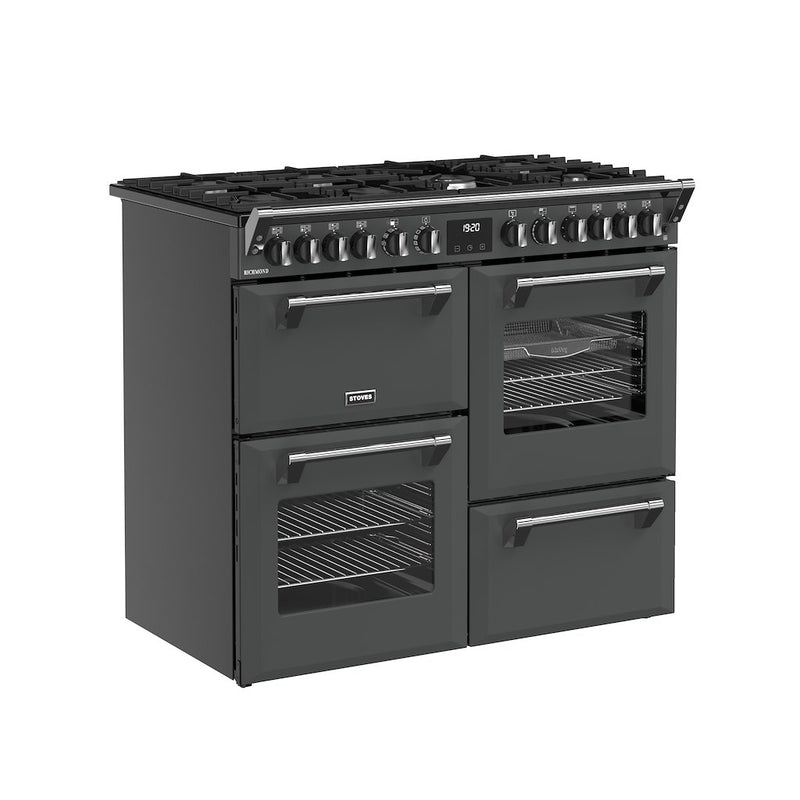 Stoves RCA RICH 100DF 100cm Richmond Dual Fuel Range Cooker - Anthracite