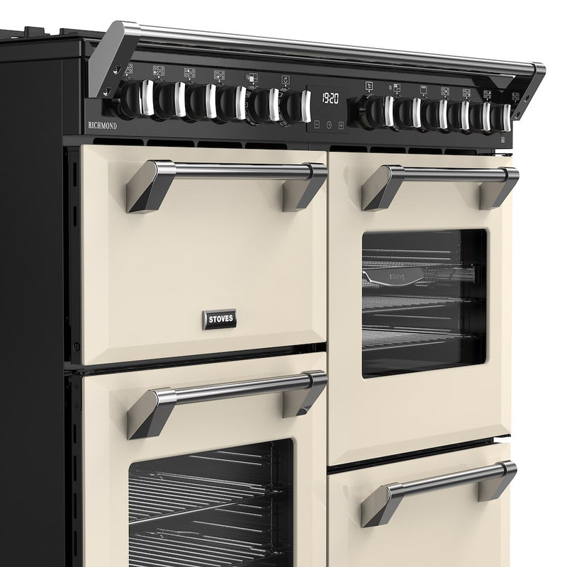 Stoves RCA RICH 100DF 100cm Richmond Dual Fuel Range Cooker - Cream