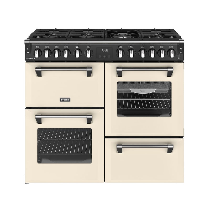 Stoves RCA RICH 100DF 100cm Richmond Dual Fuel Range Cooker - Cream