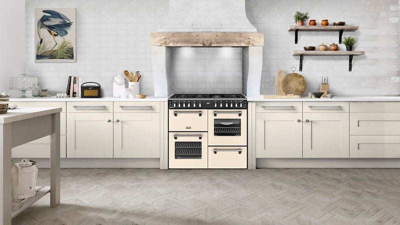 Stoves RCA RICH 100DF 100cm Richmond Dual Fuel Range Cooker - Cream