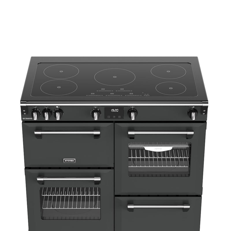 Stoves RCA RICH 100Ei TCH 100cm Richmond Electric Induction Touch Range Cooker - Anthracite