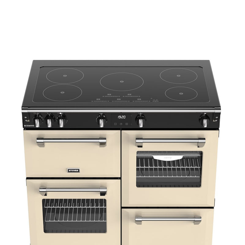 Stoves RCA RICH 100Ei TCH 100cm Richmond Electric Induction Touch Range Cooker - Cream