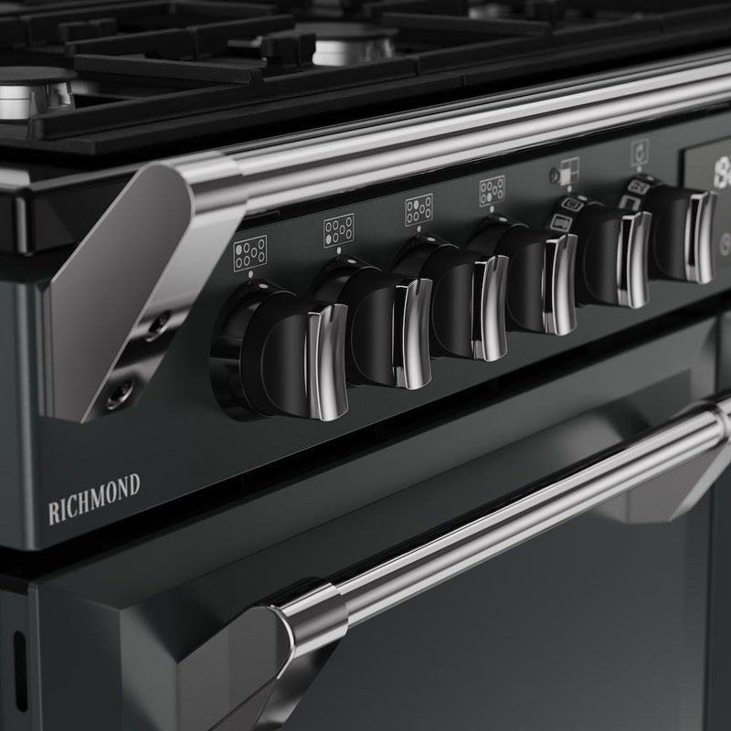 Stoves RCA RICH 110DF 110cm Richmond Dual Fuel Range Cooker - Anthracite