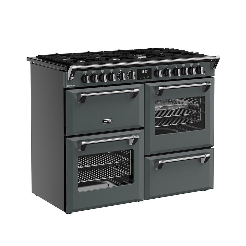 Stoves RCA RICH 110DF 110cm Richmond Dual Fuel Range Cooker - Anthracite