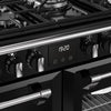 Stoves RCA RICH 110DF 110cm Richmond Dual Fuel Range Cooker - Black Thumbnail