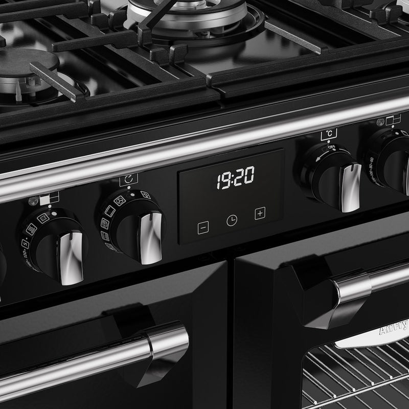 Stoves RCA RICH 110DF 110cm Richmond Dual Fuel Range Cooker - Black