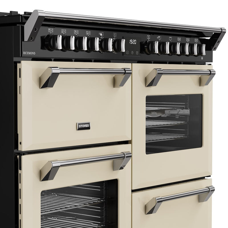 Stoves RCA RICH 110DF 110cm Richmond Dual Fuel Range Cooker - Cream