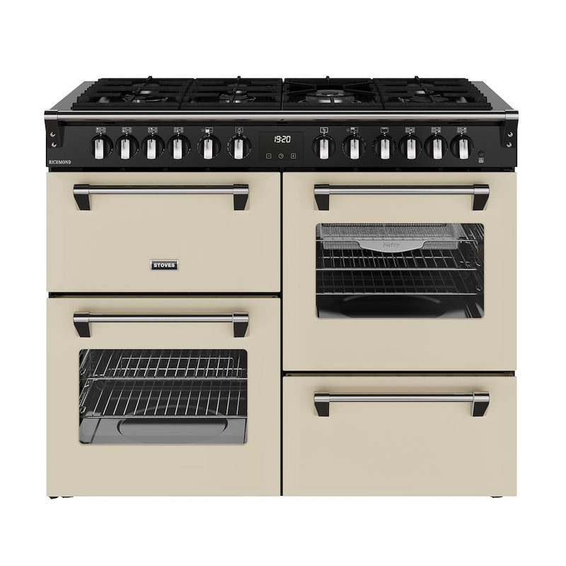 Stoves RCA RICH 110DF 110cm Richmond Dual Fuel Range Cooker - Cream
