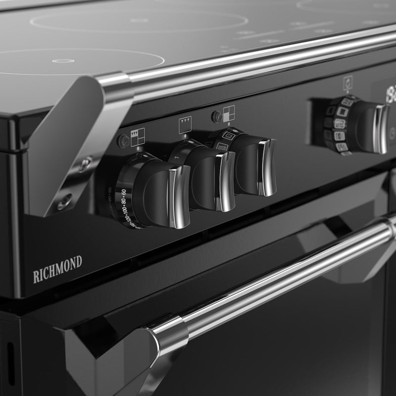 Stoves RCA RICH 110Ei TCH 110cm Richmond Electric Induction Touch Range Cooker - Black