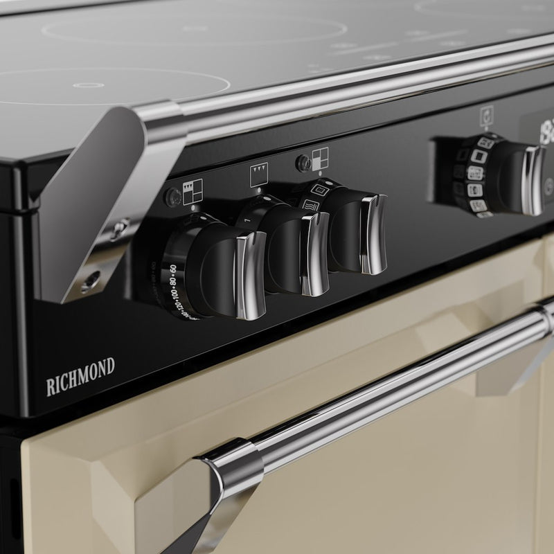 Stoves RCA RICH 110Ei TCH 110cm Richmond Electric Induction Touch Range Cooker - Cream