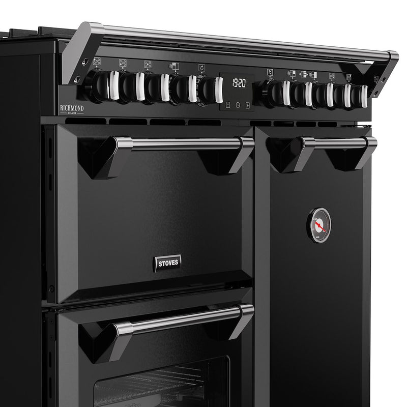 Stoves DX RCA RICH 90DF 90cm Richmond DX Dual Fuel Range Cooker - Black