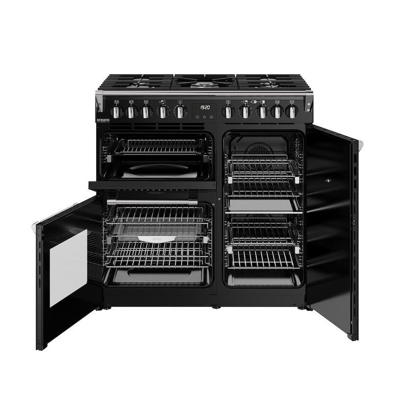 Stoves DX RCA RICH 90DF 90cm Richmond DX Dual Fuel Range Cooker - Black