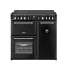 Stoves DX RCA RICH 90Ei RTY 90cm Richmond DX Electric Induction Rotary Range Cooker - Black Thumbnail