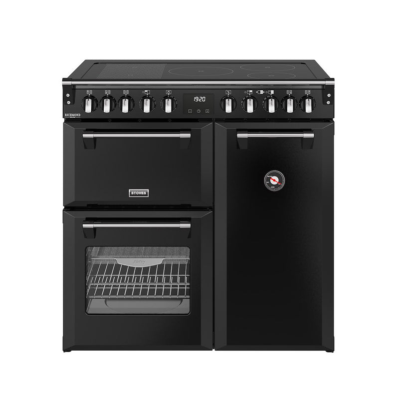 Stoves DX RCA RICH 90Ei RTY 90cm Richmond DX Electric Induction Rotary Range Cooker - Black