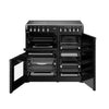 Stoves DX RCA RICH 90Ei RTY 90cm Richmond DX Electric Induction Rotary Range Cooker - Black Thumbnail