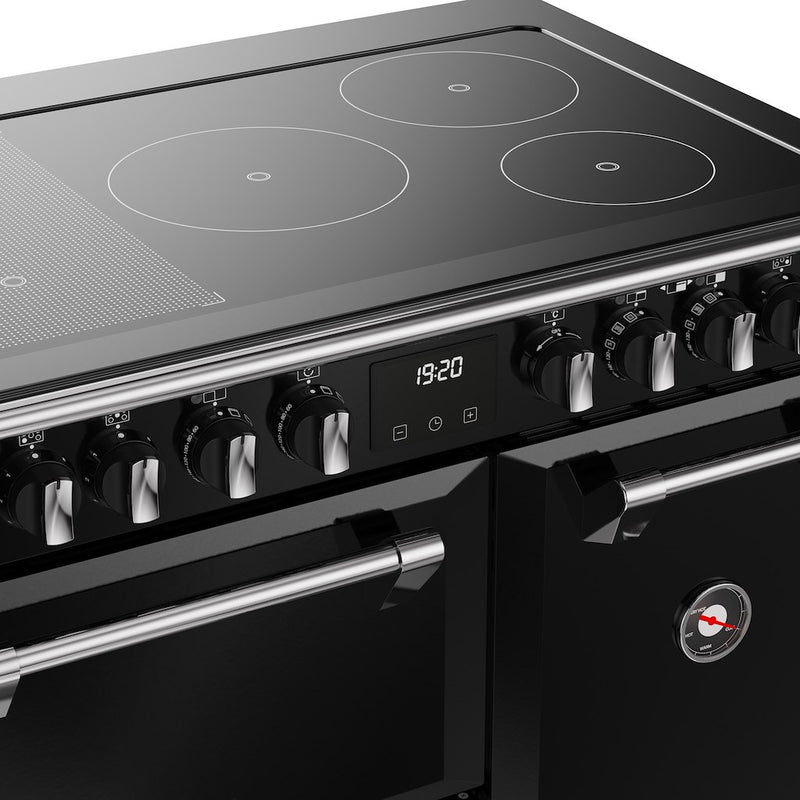 Stoves DX RCA RICH 90Ei RTY 90cm Richmond DX Electric Induction Rotary Range Cooker - Black