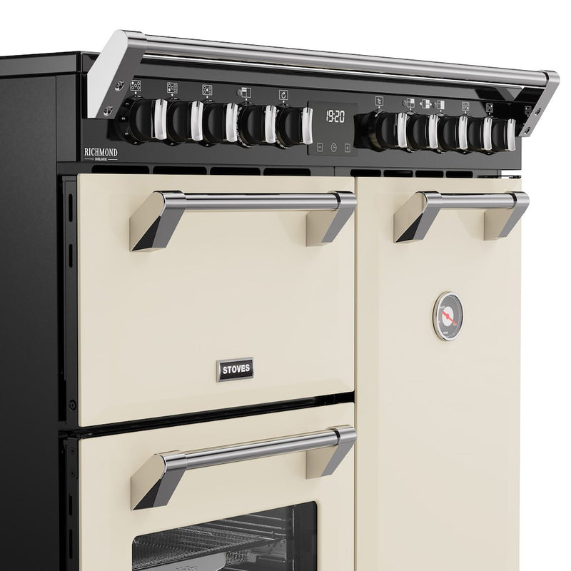 Stoves DX RCA RICH 90Ei RTY 90cm Richmond DX Electric Induction Rotary Range Cooker - Cream