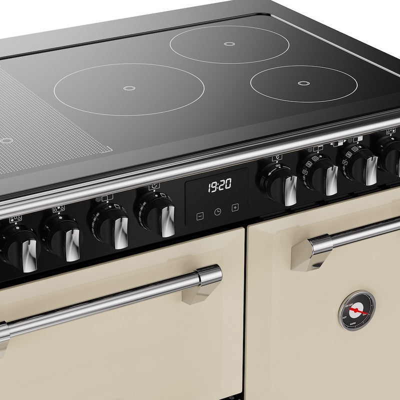 Stoves DX RCA RICH 90Ei RTY 90cm Richmond DX Electric Induction Rotary Range Cooker - Cream